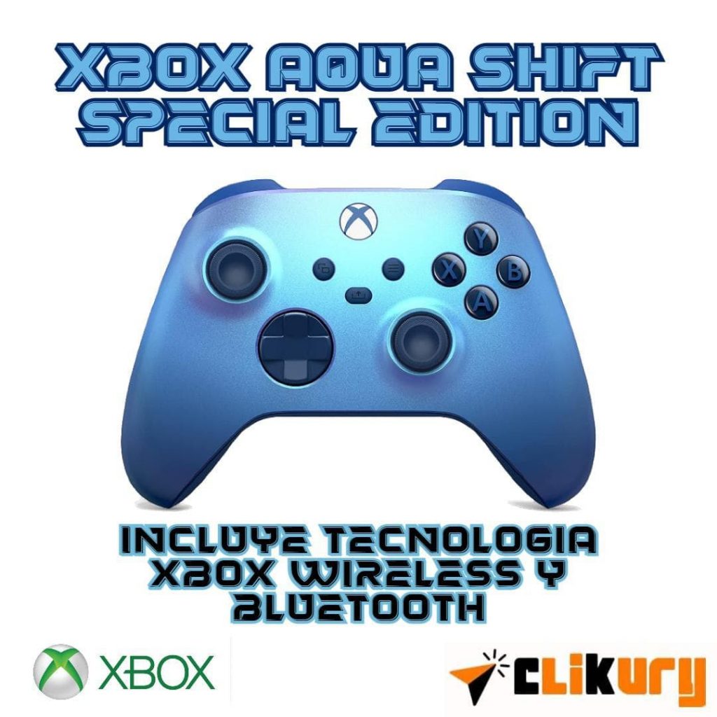 gamepad Xbox Aqua Shift Special Edition review y opiniones